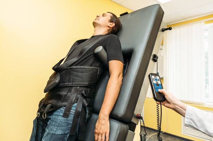 zadní trakce pro osteochondrózu